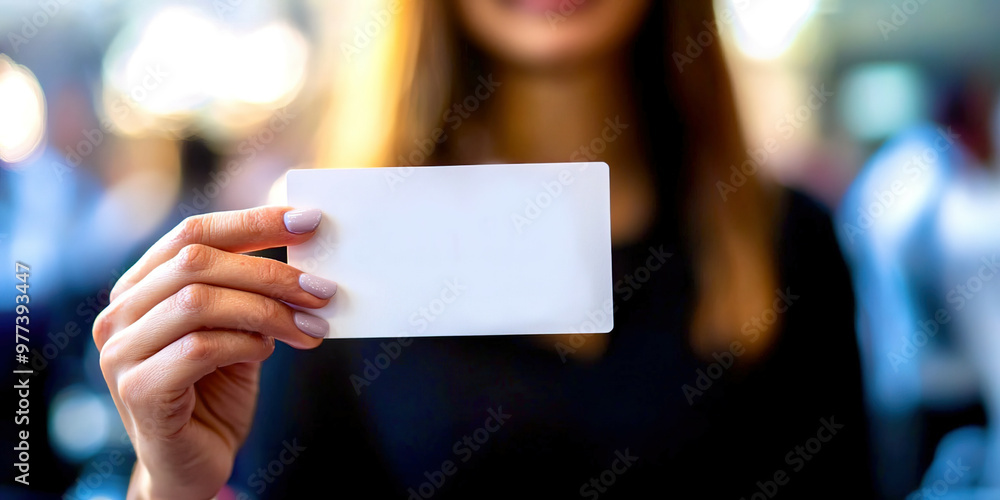 Blank business card Blank business card