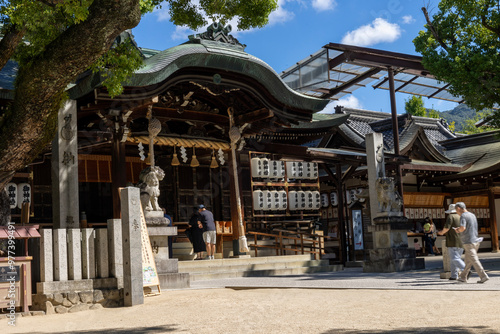 石切剣箭神社の本殿（2024年9月撮影）