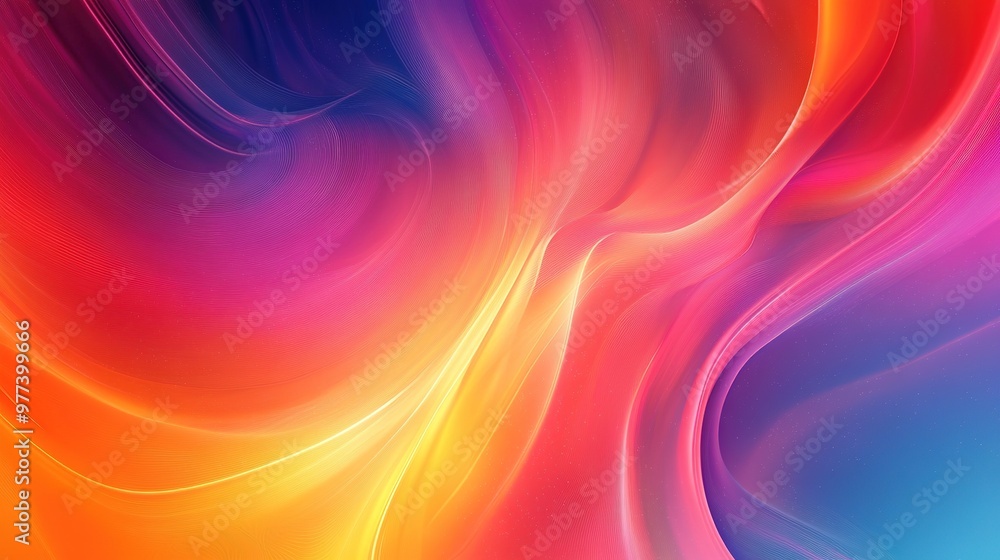 A colorful abstract background with a gradient that creates a sense of movement and energy A colorful abstract background with a gradient that creates a sense of movement and energy