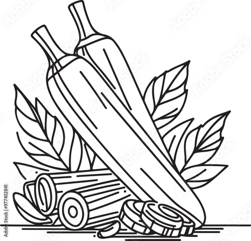 pour out vegetable art vector
