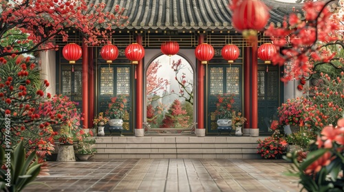 Wallpaper Mural Minimalist Background for the October 1st Celebration: Honoring China's History and Culture Torontodigital.ca