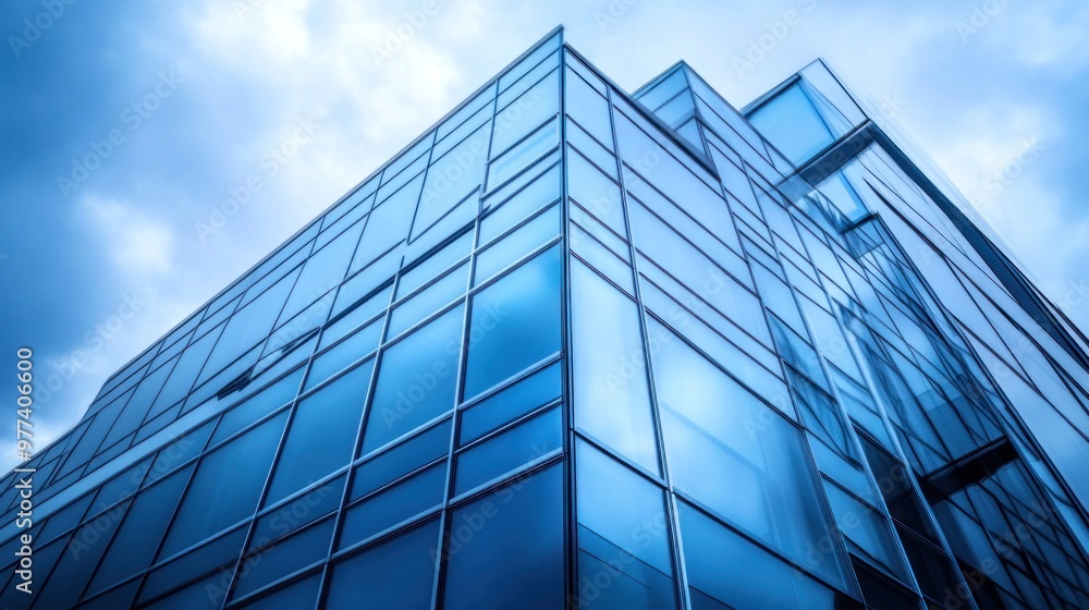 blue modern urban office building showcases sleek architecture and innovative design, Glass and steel elements emphasize a contemporary aesthetic blue modern urban office building showcases sleek architecture and innovative design, Glass and steel elements emphasize a contemporary aesthetic