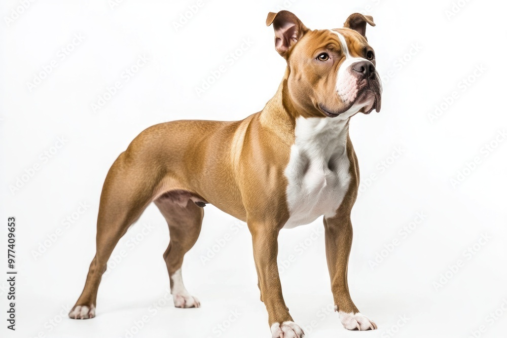 Rare dog breeds, standing and posing, white background, isolate Rare dog breeds, standing and posing, white background, isolate