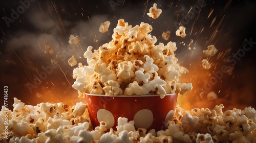 Popcorn Background for Banner or Poster.
