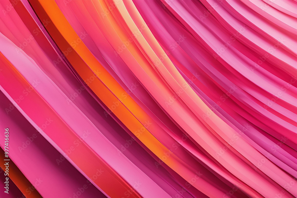Vibrant abstract image with dynamic extrusion effect creating a burst of color in shades of pink and orange. Vibrant abstract image with dynamic extrusion effect creating a burst of color in shades of pink and orange.
