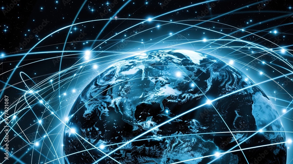 A captivating picture showing the essence of science and technology in the realm of Internet innovation. There are various elements representing advanced technological concepts. Computer systems might A captivating picture showing the essence of science and technology in the realm of Internet innovation. There are various elements representing advanced technological concepts. Computer systems might