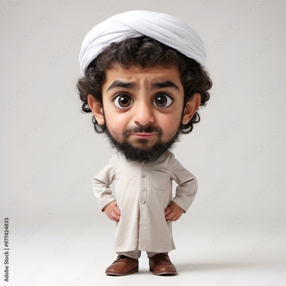 A man wearing the turban - toy. A man wearing the turban - toy.