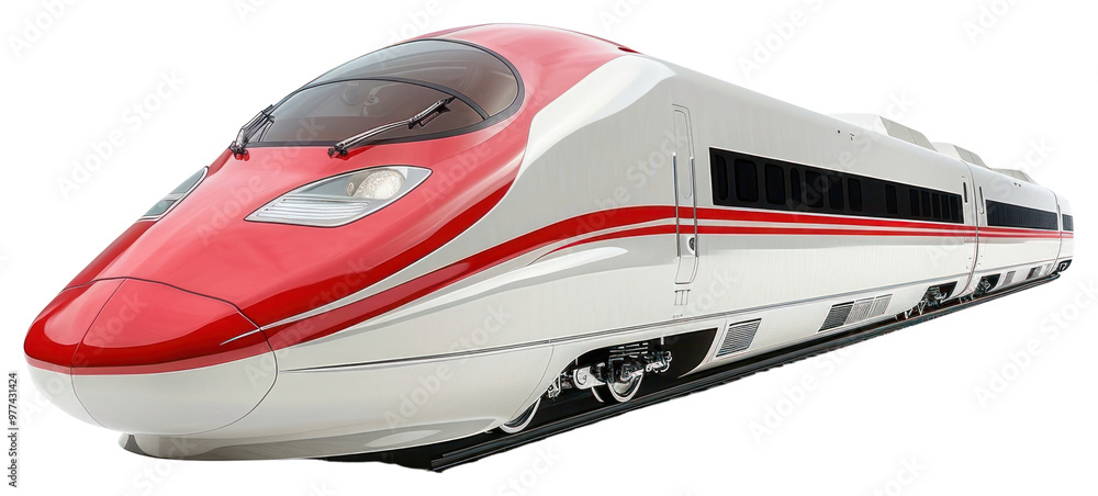 Fototapeta premium PNG High speed bullet train transportation locomotive railway.