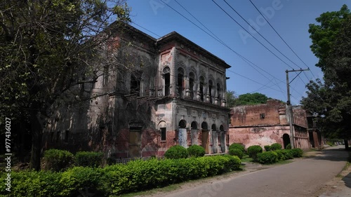 Old heritage house at Panam Nagar historic city, Sonargaon, Bangladesh photo