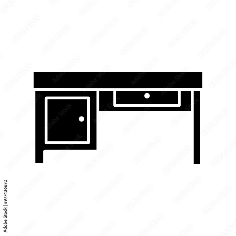 table icon, flat icon, vector illustration, isolated on white table icon, flat icon, vector illustration, isolated on white