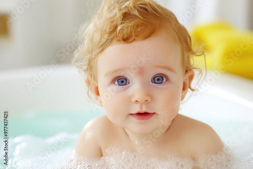 Bathing Newborn