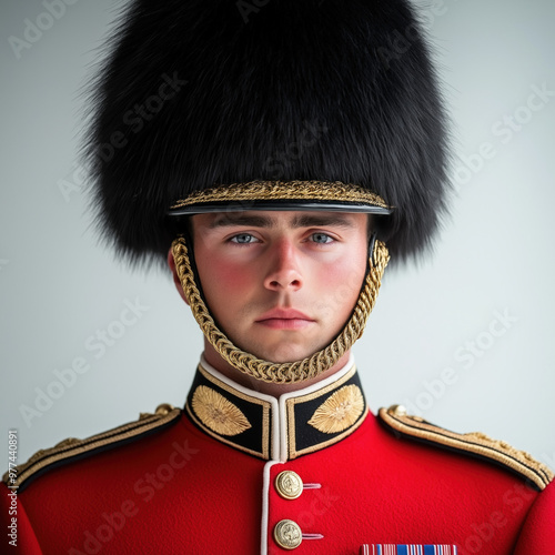 English Guard Isolated