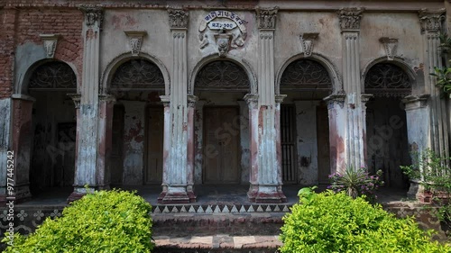 Old heritage house at Panam Nagar historic city, Sonargaon, Bangladesh photo