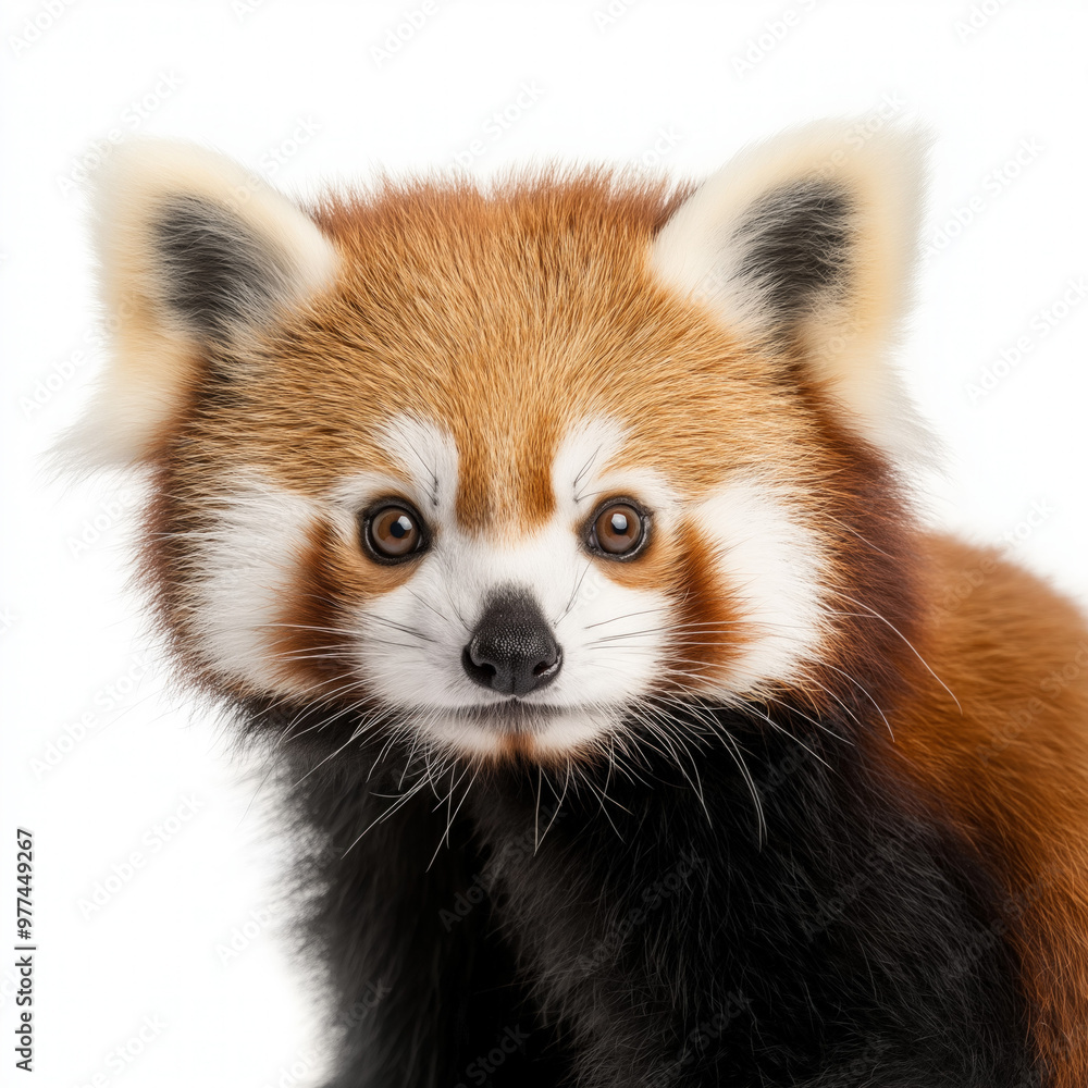 Obraz premium Red Panda Isolated