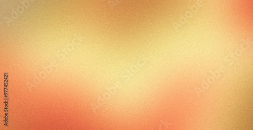 Peach-orange warm abstract background, color gradient, bokeh, rough texture, grainy noise.