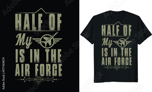 air force t-shirt design photo