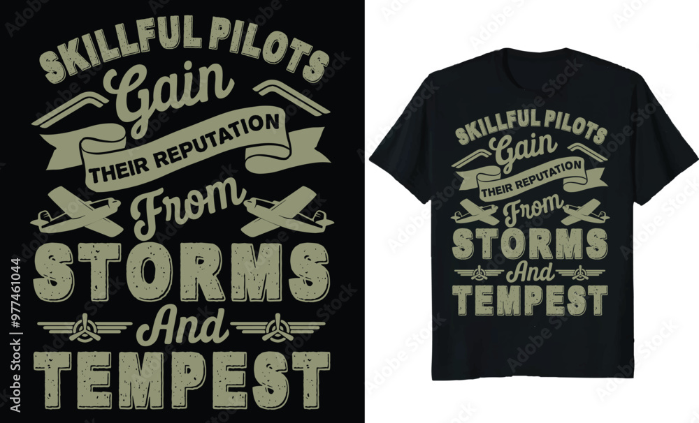 Obraz premium air force t-shirt design