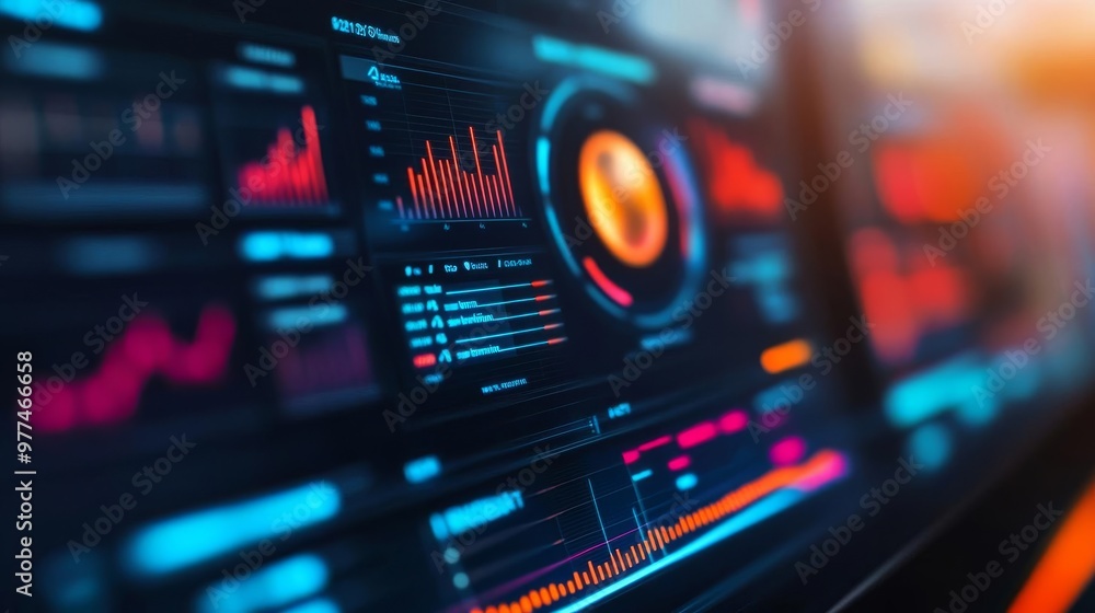 User behavior tracking software, real-time holographic data, glowing interaction insights, futuristic dashboard User behavior tracking software, real-time holographic data, glowing interaction insights, futuristic dashboard