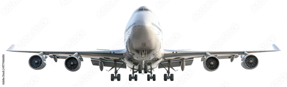 PNG Commercial airplane front view PNG Commercial airplane front view