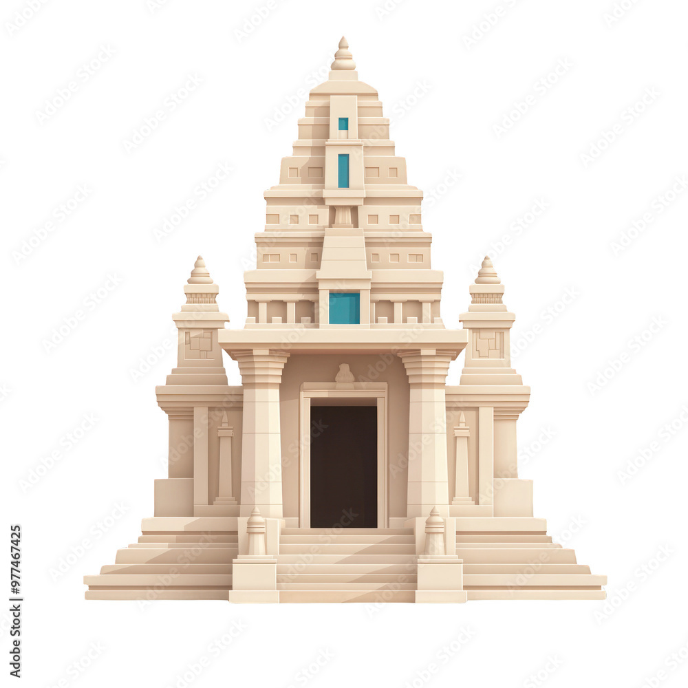 A stunning architectural temple illustration featuring intricate details and serene structure, perfect for spiritual themes. transparent background A stunning architectural temple illustration featuring intricate details and serene structure, perfect for spiritual themes. transparent background