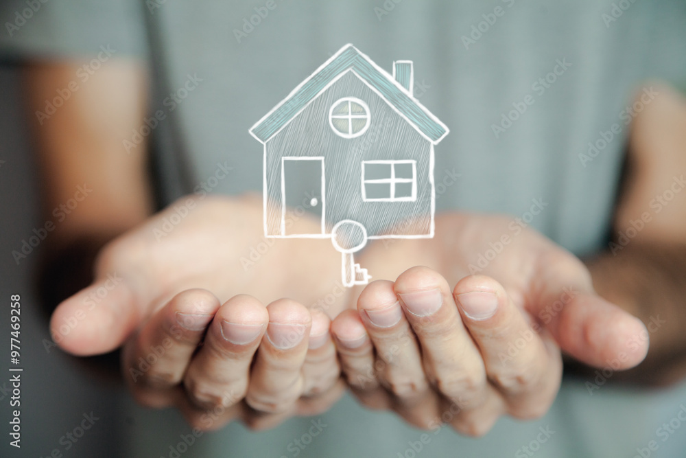 concept of house or real estate concept of house or real estate