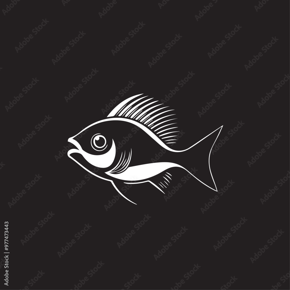 fish in cartoon, doodle style . Image for t-shirt, web, mobile apps and ui. Isolated 2d vector illustration in logo, icon, sketch style, Eps 10, black and white. AI Generative fish in cartoon, doodle style . Image for t-shirt, web, mobile apps and ui. Isolated 2d vector illustration in logo, icon, sketch style, Eps 10, black and white. AI Generative