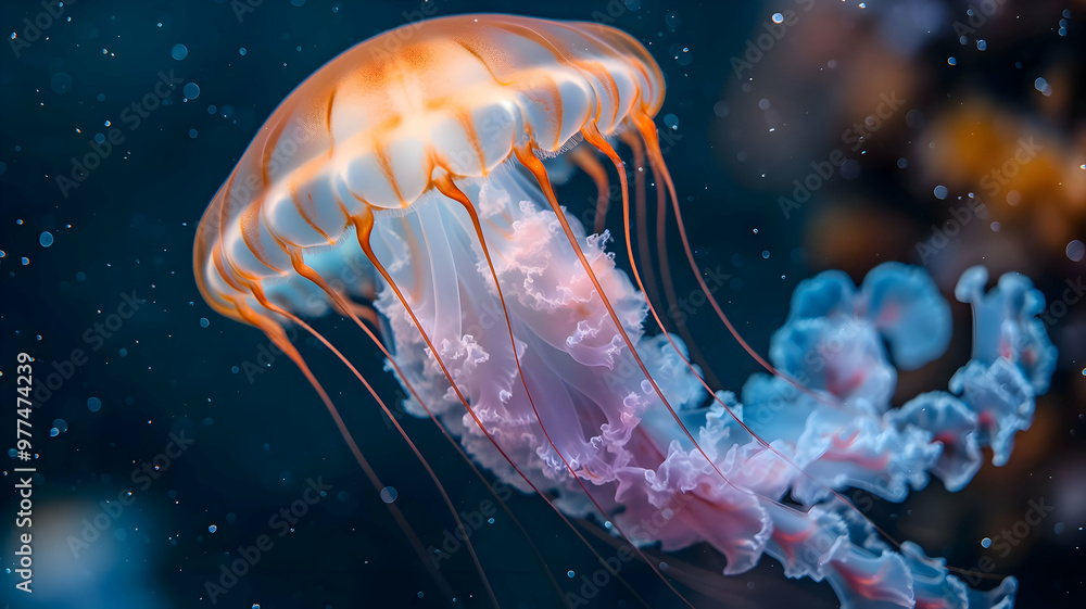 Obraz premium Jellyfish in Water 