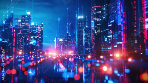 Neon Cityscape
