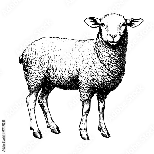 black and white sheep