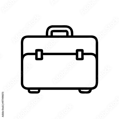 Business briefcase icon 