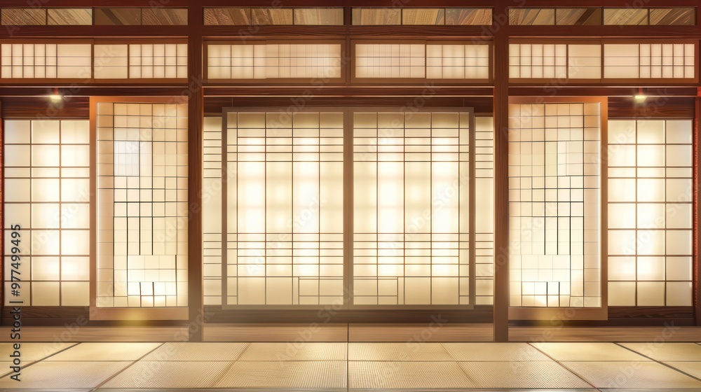Japanese Architecture with Shoji Screens Japanese Architecture with Shoji Screens