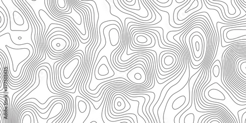 Topographic contour map. Vector cartography illustration. Map in Contour Line Light topographic topo contour. Illustrations of maps Abstract Geometric.