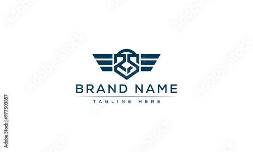 Logo design letter RR . Elegant modern. Vector template.