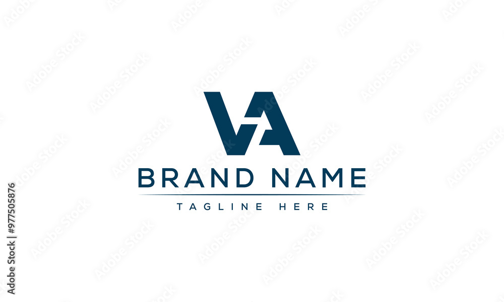 Logo design letter AV . Elegant modern. Vector template. Logo design letter AV . Elegant modern. Vector template.
