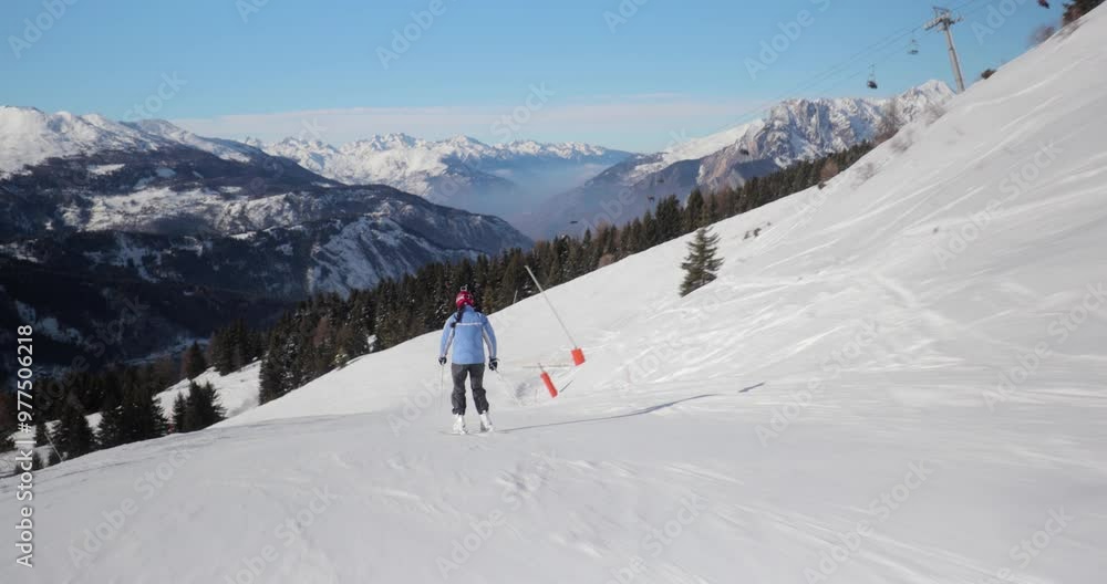 Skiing in the Alps Skiing in the Alps