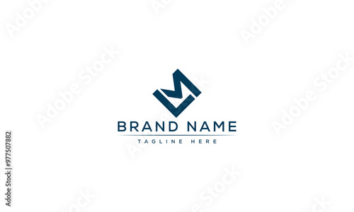 Logo design letter LM . Elegant modern. Vector template.