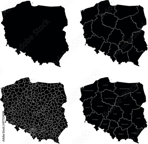 BELGIUM MAP with its administrative divisions and regions