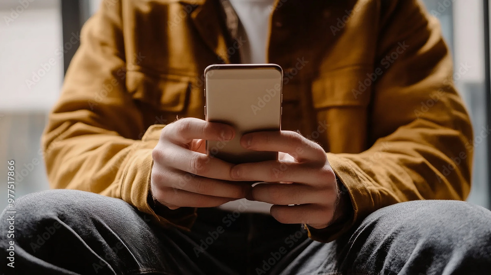 Man using Smartphone Search on internet mobile,playing smartphone and shopping online Man using Smartphone Search on internet mobile,playing smartphone and shopping online