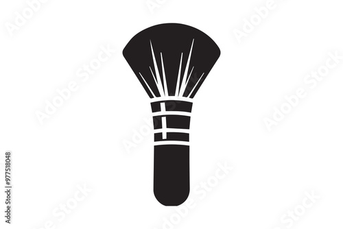 makeup tools vector silhouette illustration. Woman feminine makeup face tools vector 