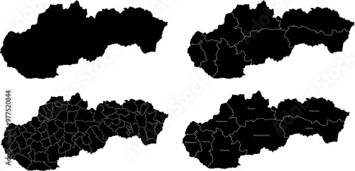 SLOVENIA MAP with its administrative divisions and regions