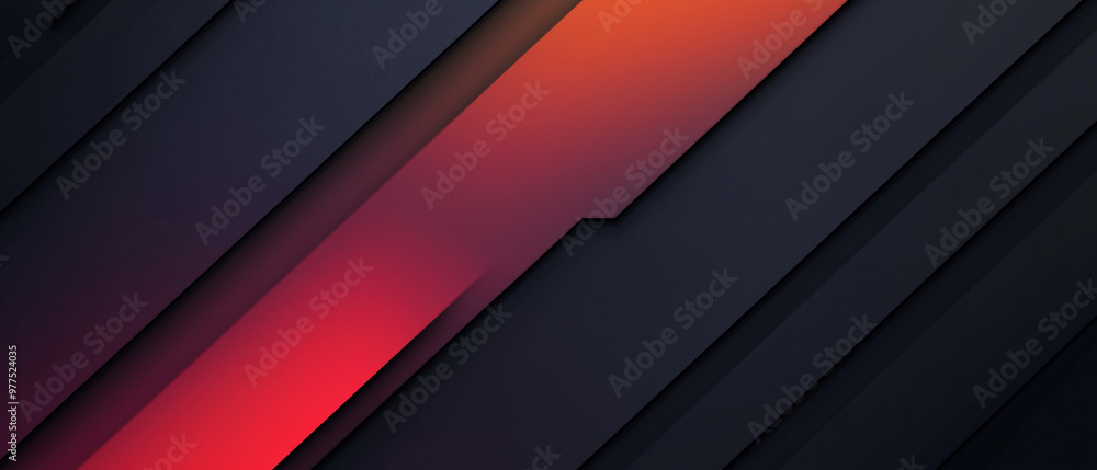Red and blue abstract background with arrows, simple banner vector graphic design. AI generation. Red and blue abstract background with arrows, simple banner vector graphic design. AI generation.