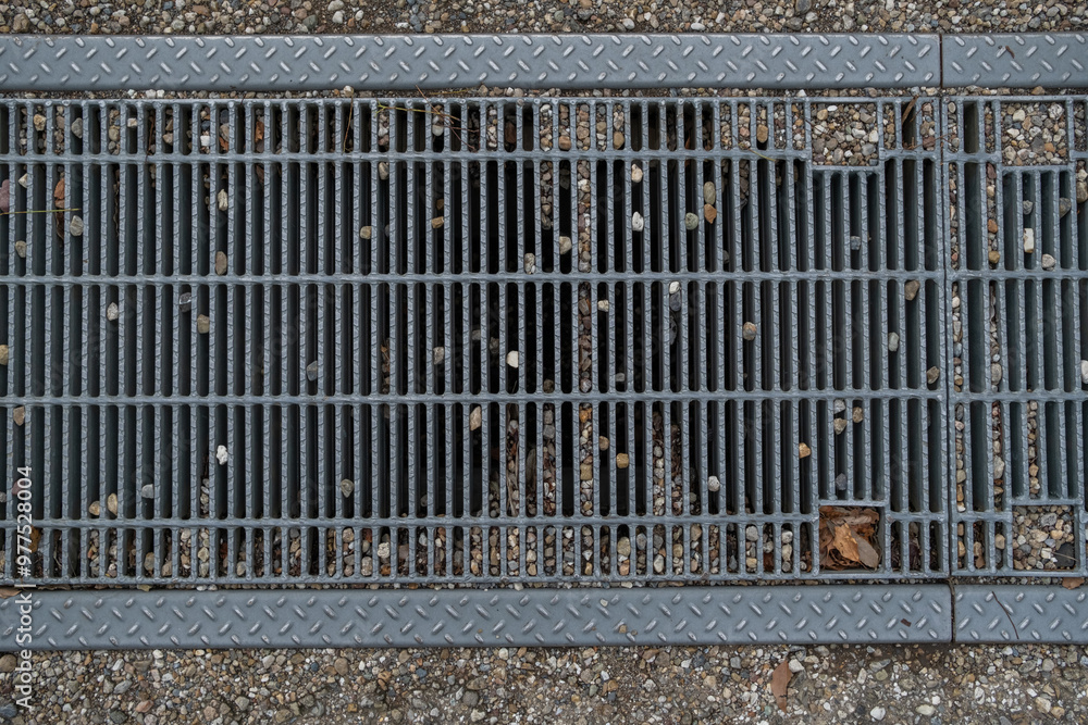 Trough on the dirty ground