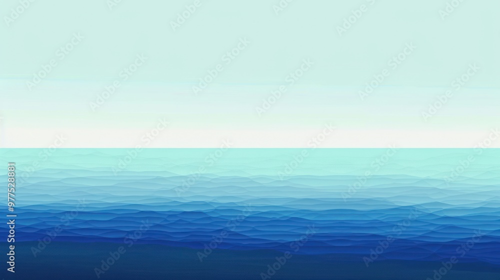 Abstract Ocean Scene Abstract Ocean Scene