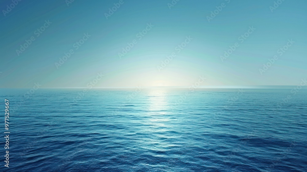 Tranquil Ocean at Sunset Tranquil Ocean at Sunset
