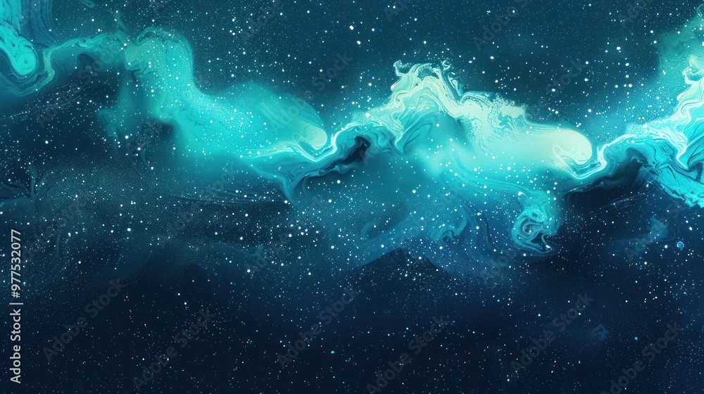 Fototapeta premium Abstract Galaxy Art