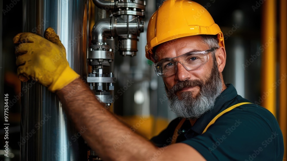 Process engineers designing a high-efficiency filtration system for an industrial production line Process engineers designing a high-efficiency filtration system for an industrial production line