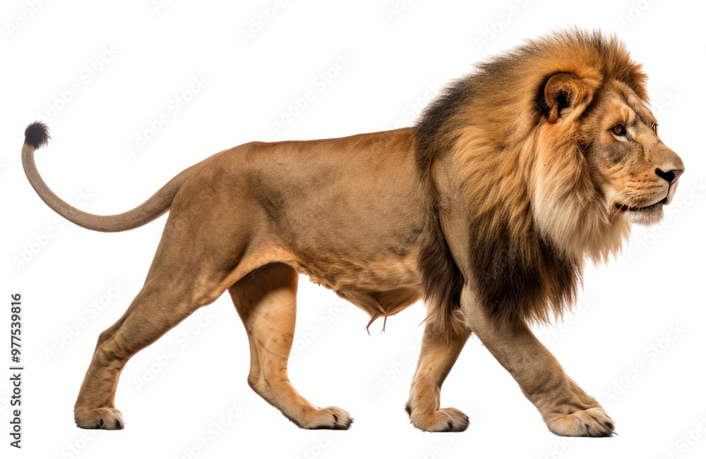 Obraz premium PNG Lion wildlife mammal animal.