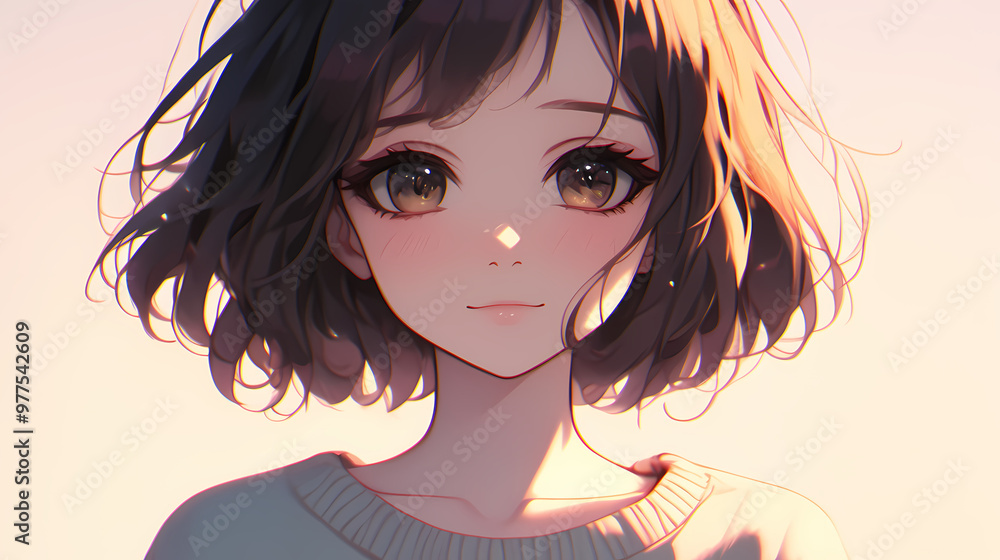 Adorable Chibi Anime Girls in Love – Kawaii Couple Art Adorable Chibi Anime Girls in Love – Kawaii Couple Art