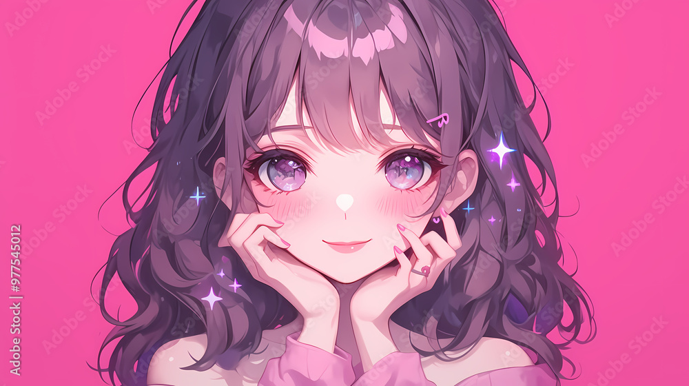 Adorable Chibi Anime Girls in Love – Kawaii Couple Art Adorable Chibi Anime Girls in Love – Kawaii Couple Art