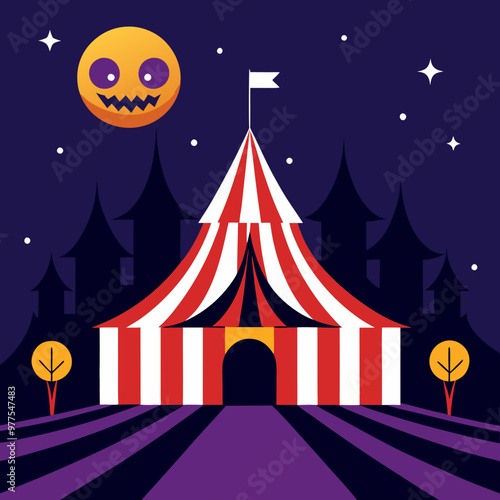 circus tent night